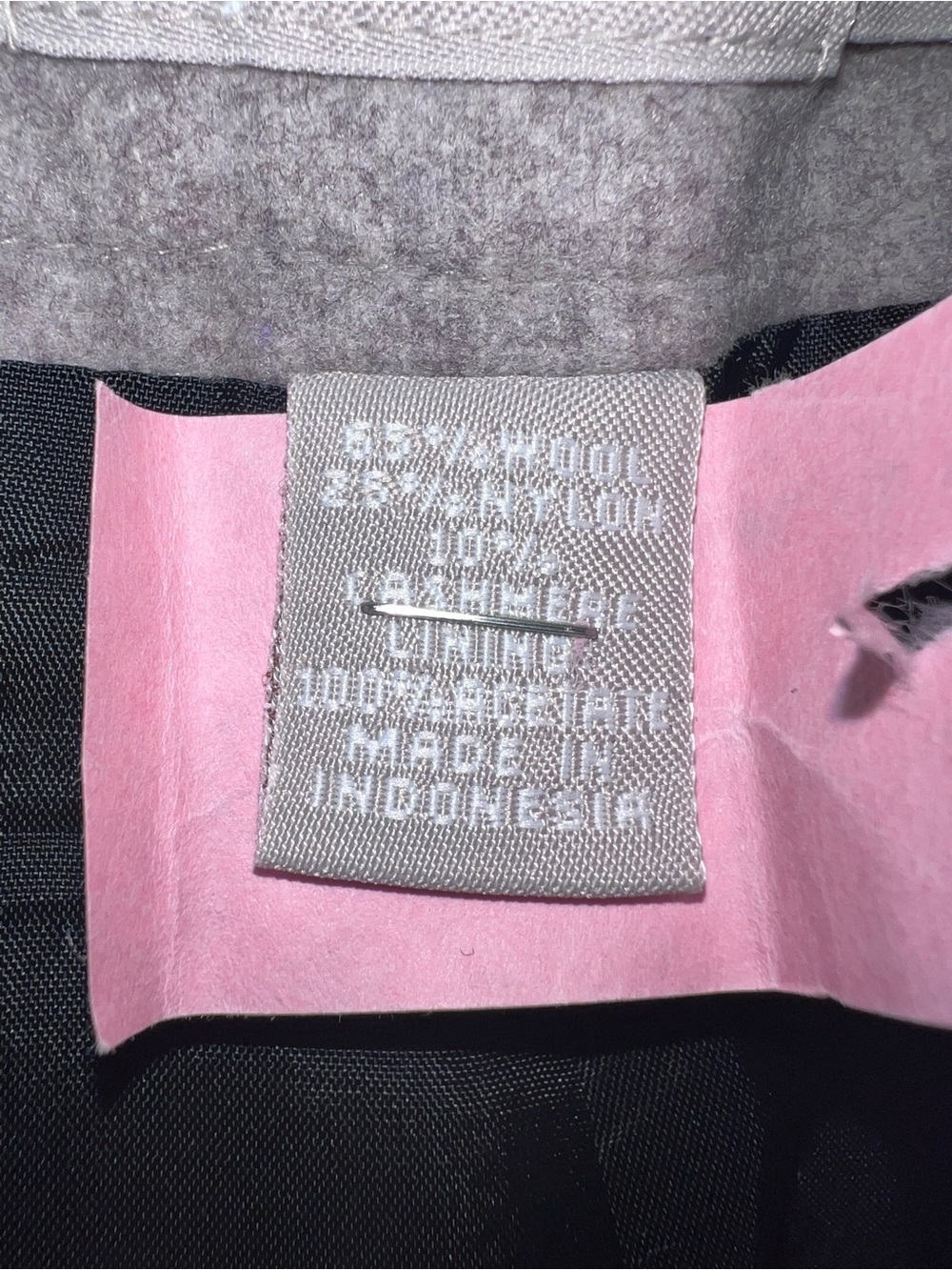 J. Crew Wool Cashmere Blend Sailor Pants Grey Wide Leg High Rise Side Button 8 - Picture 11 of 12